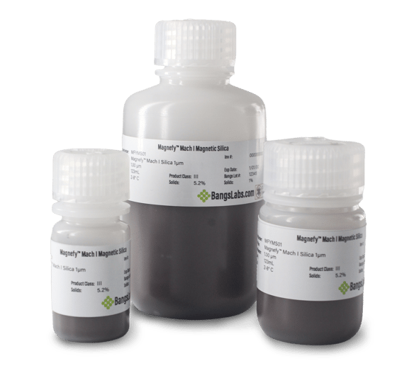 Silica Labeled 3 bottles