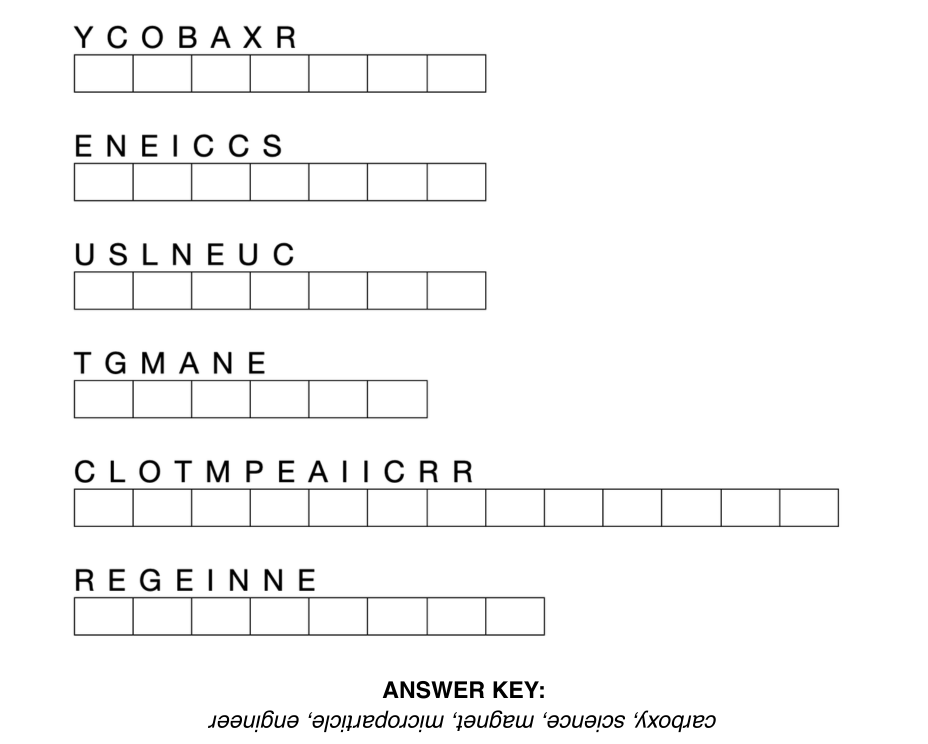 Word Jumble